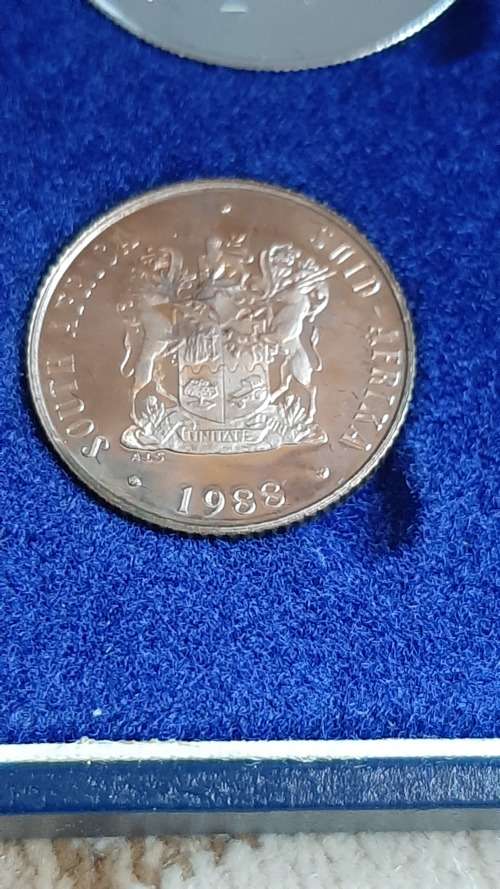 1988 RSA Short Proof Set 2 x Silver R1